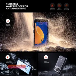 FOSSiBOT F101 PRO: Защищенный смартфон 5.45" FHD+, 15+128GB, Android 13, ИК-ночное видение, 10600mAh, NFC