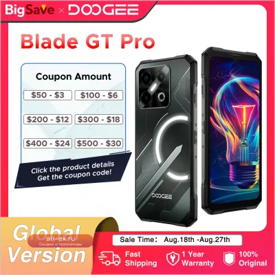 DOOGEE Blade GT Pro 5G: сверхтонкий (10.5 мм) защищенный смартфон с LED-эффектом, 12/512 ГБ, камерой 100 Мп и батареей 5800 мАч.