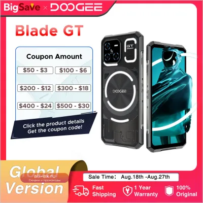 DOOGEE Blade GT 5G - Прочный смартфон, 6.72'' FHD+ 120Hz, 12/256GB, 5500mAh, Android 14