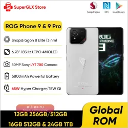 ASUS ROG Phone 9 Pro 5G: Snapdragon 8 Elite, 6.78" 185Hz LTPO, 5800mAh, 65W, Android 15, Global ROM