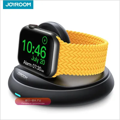 Зарядная станция Joyroom для Apple Watch Ultra/SE/Series 9-2, магнитная, портативная, быстрая зарядка