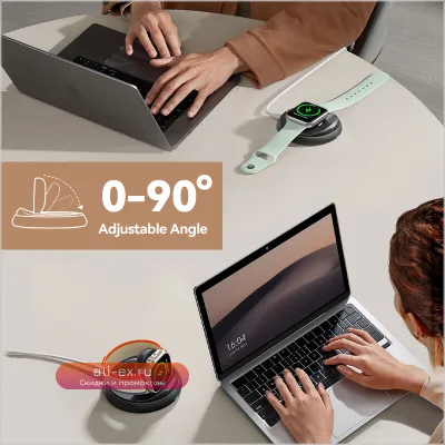Зарядная станция Joyroom для Apple Watch Ultra/SE/Series 9-2, магнитная, портативная, быстрая зарядка