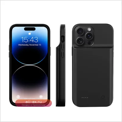 Чехол-аккумулятор 6800mAh для iPhone 15/14/13/12/11 Pro Max/Mini X/XS Max/XR