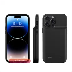 Чехол-аккумулятор 6800mAh для iPhone 15/14/13/12/11 Pro Max/Mini X/XS Max/XR