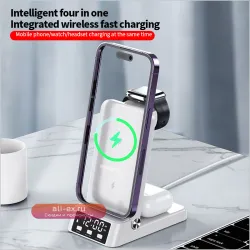Беспроводная зарядная станция 3 в 1 для iPhone 14/13/12, Apple Watch 8/7, 15W