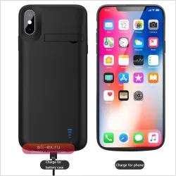 Чехол-батарея Power Bank для iPhone 16/15/14/13/12/11 Pro Max/Mini/X/XS/XR/SE/6/7/8 Plus