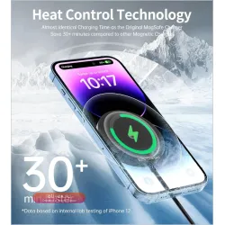 Магнитная беспроводная зарядка 15W USB-C для iPhone/AirPods (MagSafe)