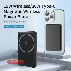 Магнитный беспроводной Power Bank 5000/10000 мАч для iPhone 12/13/14 Pro Max