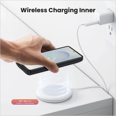 Чехол-аккумулятор с беспроводной зарядкой 10000mAh для Samsung S25/S24/S23/S22 Ultra/Plus