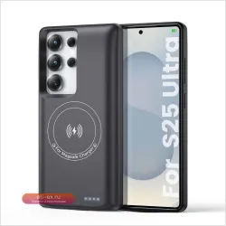 Чехол-аккумулятор с беспроводной зарядкой 10000mAh для Samsung S25/S24/S23/S22 Ultra/Plus