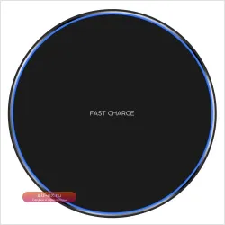 Беспроводное зарядное устройство 10W Qi с LED-подсветкой, быстрая зарядка
