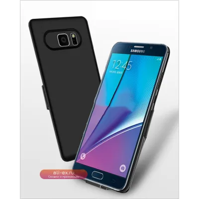 Внешний аккумулятор-чехол для Samsung Galaxy Note 5 / S7 Edge / S7, 5000 мАч