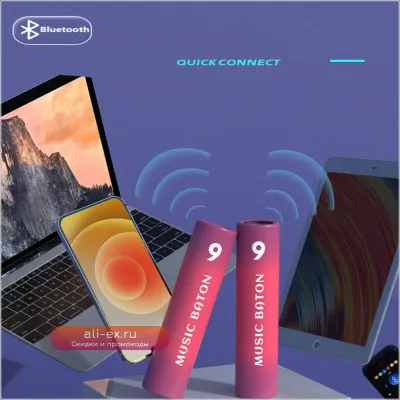 Портативное зарядное устройство/Bluetooth-колонка Power Bank 3000mAh Type-C для iPhone, Samsung, Xiaomi, Huawei