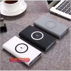 30000mAh Power Bank: Беспроводная Двусторонняя Быстрая Зарядка, Портативное Внешнее Портативное Зарядное Устройство Type-C для iPhone 16 15, Samsung