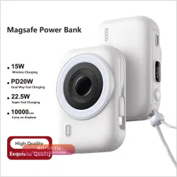 Магнитная беспроводная зарядка 3-в-1 Power Bank PD20W для iPhone, iWatch, AirPods