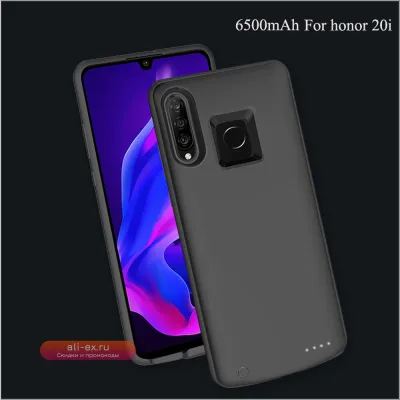 Чехол-аккумулятор 5000mAh для Huawei Honor 20i / 10i с защитой от ударов