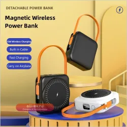 Магнитный Power Bank Magsafe 20000mAh 22.5W с Type-C, ускоренной зарядкой и беспроводной зарядкой для iPhone.