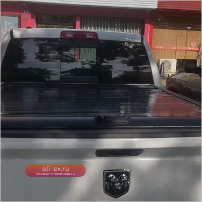 Убирающийся трехстворчатый тент-крышка для пикапов Dodge Ram 1500, Isuzu D-Max, Colorado