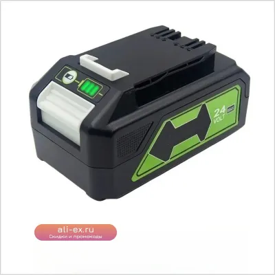 Аккумулятор 24V 3000mAh Li-ion для электроинструментов Greenworks 29842, 29852, 29322