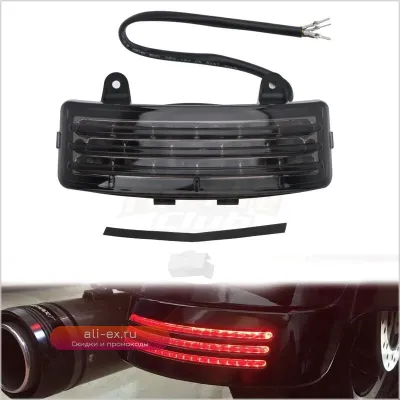Светодиодный задний фонарь "Tri-Bar" для Harley Touring