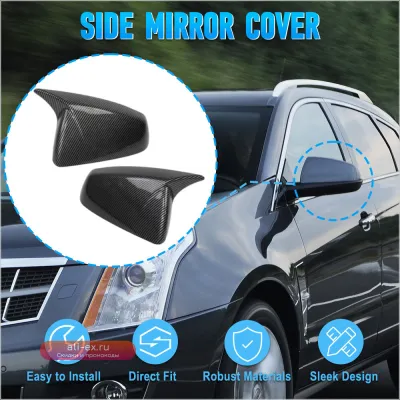 Накладка на боковое зеркало Cadillac SRX (2010-2016) под карбон