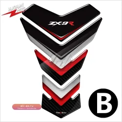Защитная наклейка на бак 3D для Kawasaki ZX9R ZX-9R