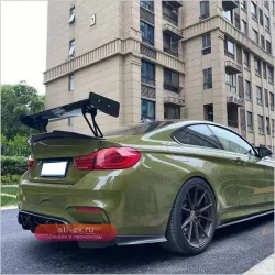 Универсальный задний спойлер GTS RKP Style из настоящего карбона для BMW M2, M3, M4