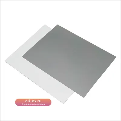 Плёнка поляризационная серебристая 200x170 мм для LCD дисплеев (1/2/5 шт.)