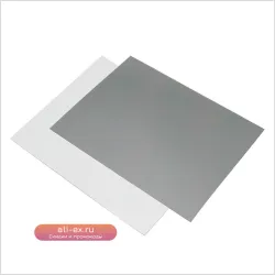 Плёнка поляризационная серебристая 200x170 мм для LCD дисплеев (1/2/5 шт.)