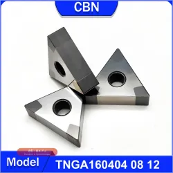 CBN TNGA160404/160408/160412 - Сменные пластины для токарной обработки твердых сплавов и чугуна