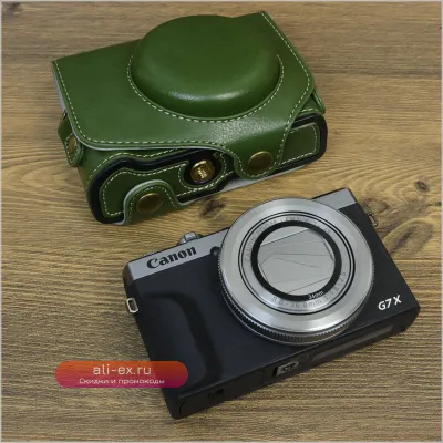 PU кожаный чехол-сумка для Canon PowerShot G7X Mark II / III