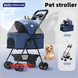 Poussette для собак Pet Passel Cart: портативная переноска-коляска