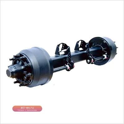 Полуприцепной мост American Axle 18т с тормозным барабаном (с завода)