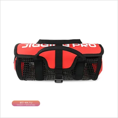 Сумка для хранения приманок Jig Mesh Bag L (черная)