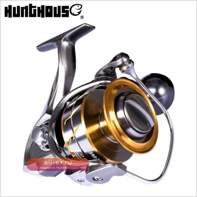 Спиннинговая катушка HuntHouse Saltist Jigging 10BB, 20кг, высокоскоростная, цельнометаллическая