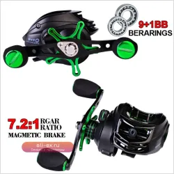 Рыболовная катушка Steez Fishmx 7.2:1 для хищника с алюминиевой шпулей