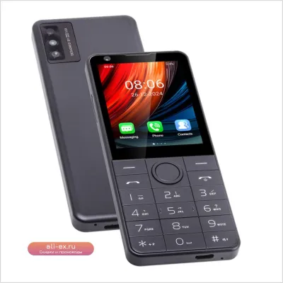 DOOV R77 Pro 4G Смартфон с сенсорным экраном 2.8" 3/32GB Android 13, 5MP, WhatsApp, Многоязычная клавиатура