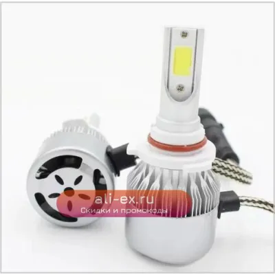 72W H7 LED Лампы для фар Canbus 6000K H4, H1, H3, H8, H11, 9005, 9006 для автомобилей и грузовиков