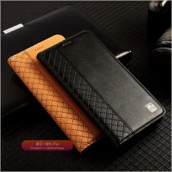 Чехол-книжка из натуральной кожи Nappa для Infinix Note 12, 12i, 30, 30i, 40 Pro Plus VIP G96 5G с магнитной застежкой