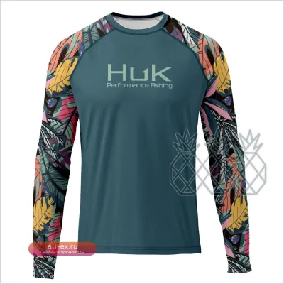 Худи HUK Performance Fishing для мужчин: легкая дышащая одежда для рыбалки с защитой от солнца, с длинным рукавом