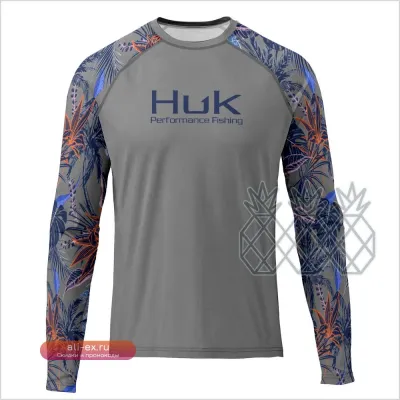 Худи HUK Performance Fishing для мужчин: легкая дышащая одежда для рыбалки с защитой от солнца, с длинным рукавом