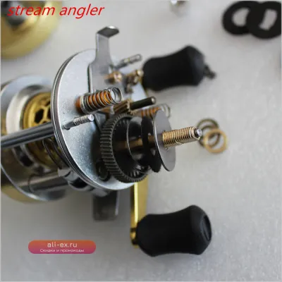 Катушка MINGYANG W300 Drag Clicker с карбоновыми тормозами и звуковым сигнализатором