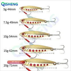 Zhisheng Metal Zipper CS-MP17 набор для интервенционной рыбалки на форель, окуня, треску, камбалу, групера