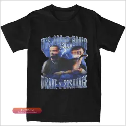 Футболка Its All A Blur Tour Drake 21 Savage 2023