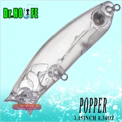 Заготовки для воблеров Dr.Holife 15 шт. (8 см, 9.6 г), неокрашенные, с погремушкой