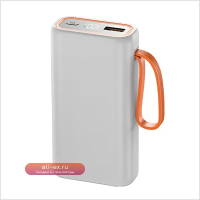 10000mAh Power Bank с LCD дисплеем для аккумулятора 21700