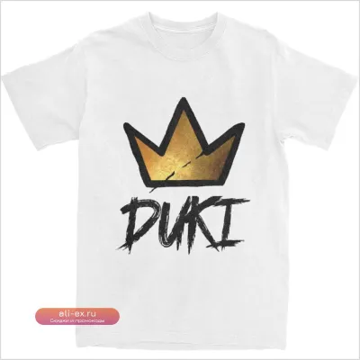Oversize Футболка Duki Rap Rockstar Music Pure Cotton