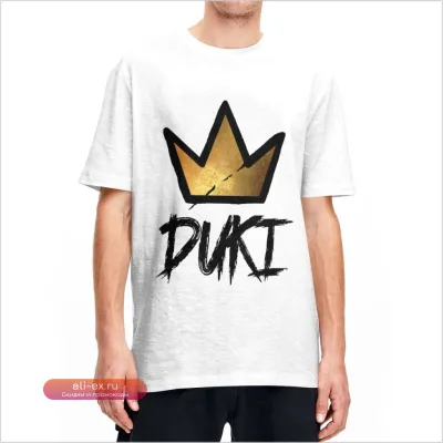 Oversize Футболка Duki Rap Rockstar Music Pure Cotton