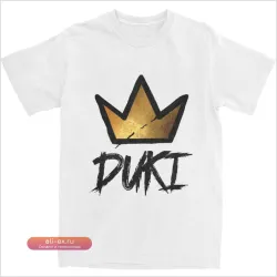 Oversize Футболка Duki Rap Rockstar Music Pure Cotton