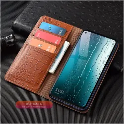 Чехол-книжка из натуральной кожи крокодила для Redmi K20-K80 Pro Ultra 5G